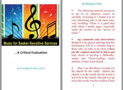 Music for Seeker-Sensitive Service,...A Critical Evaluation